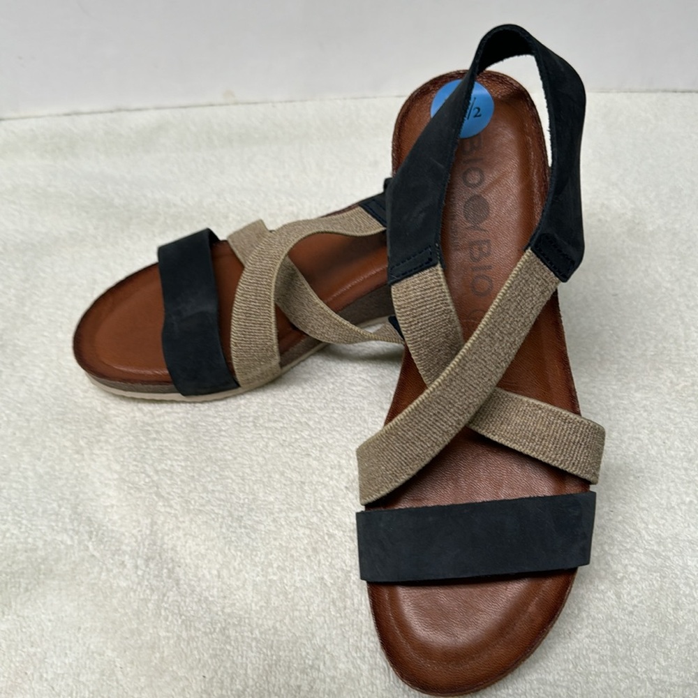 Bio Bio Cork‎ Wedge Sandal Size 7.5